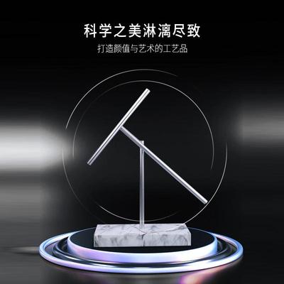 牛顿摆永动机摆球钢铁侠客厅办公室创意桌面摆件感小众混沌摆