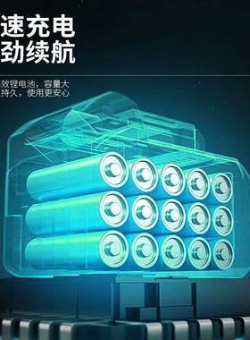 鲁班匠20V550N大亿a3款通用汽修大扭矩风炮扳手起子机手电钻续航