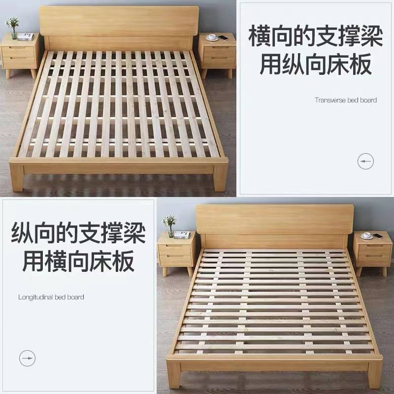 全实木防潮透气排骨架杉木通铺榻榻米硬床板折叠木条床板厂家直销
