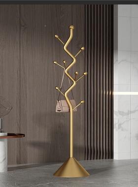 家卧室WUR挂衣架轻落地入户门简易加粗立式挂架衣衣帽架用房间门