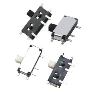 MSK-12C02/01两档七脚拨动1.5柄长黑柄白柄7针滑动开关HDL-合德来