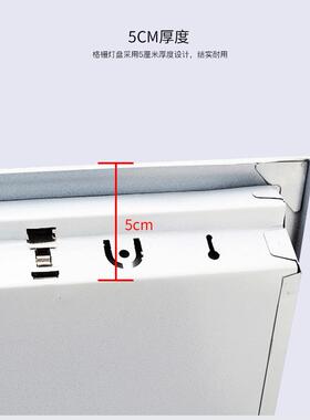 华辉照明厂家直销60*600带网盘孔T5格栅灯V2BT5-22办公双格0栅灯