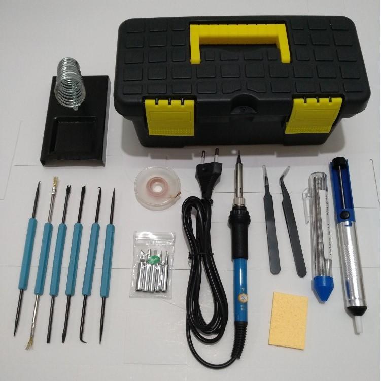 22电0V欧铁规电烙110V恒FRC温电烙铁英规焊接套装工具箱手持烙铁