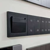 酒店强电RS485通讯RCU主机集控智能开关面板 连体124V干接点场景