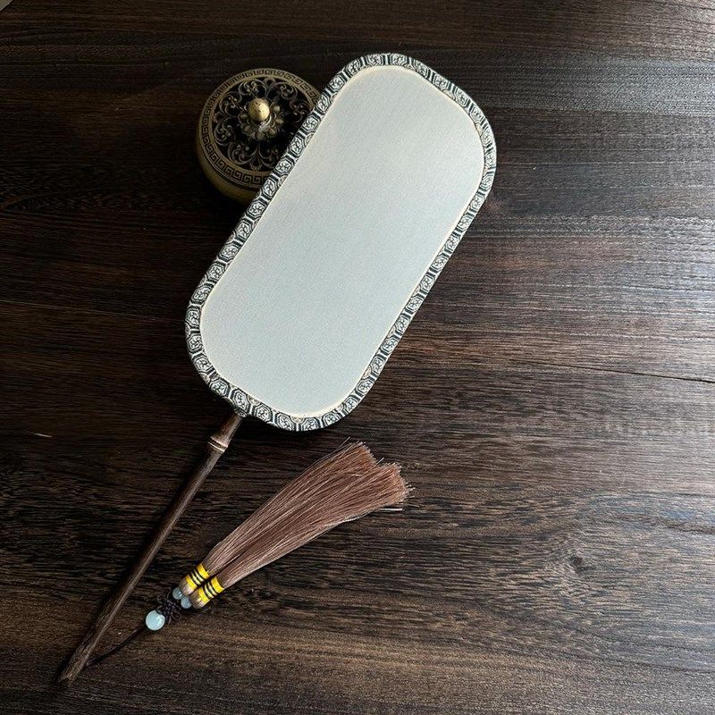 真丝熟绢空白团i扇子手绘国画宫扇DIY工笔小楷书法创作专用扇古风,家居饰品,工艺扇/团扇/喜扇/折扇,淘宝优惠券,粉丝福利购,淘宝优惠卷