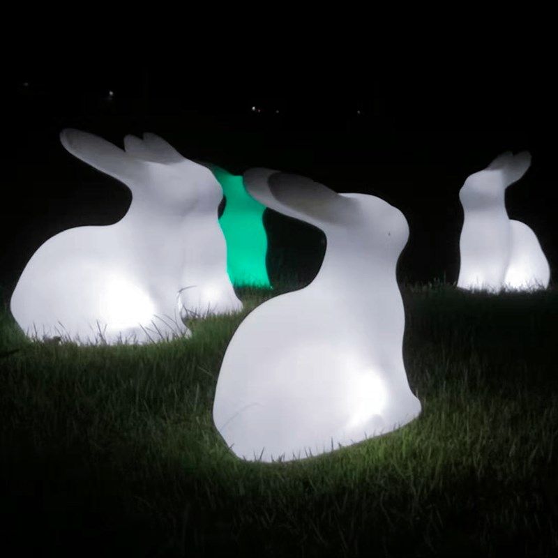 户外中秋玉兔装饰灯发光兔子灯月球广场商场造景氛围太.阳能景观,家装灯饰光源,草坪灯,淘宝优惠券,粉丝福利购,淘宝优惠卷