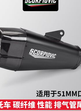 摩托车改装排气管Z400m R3 CBR650 MT09 K165双孔通用尾段改装排