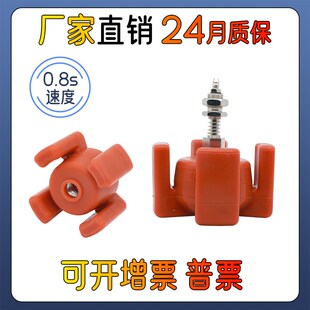 机械手注塑机硅胶膨胀夹具气动软指D45D55D65圆柱内Y取机械手内撑