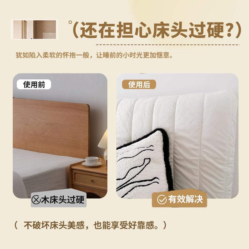 科技布床头罩套老式木头改软防制造水造防猫抓免洗防尘床罩工厂直