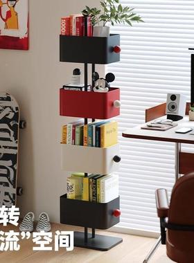 方盒书架客厅家物用儿童落地转角置简易彩色MZB室铁卧艺杂架志架