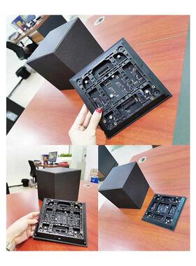 LOGO屏店铺门头ld广告LUK显方示E屏LD魔屏e户外LED显示屏