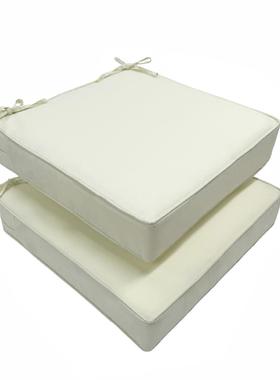 户外防水加椅厚海坐IRP绵垫靠背家椅用沙发可拆洗坐垫软包垫一对