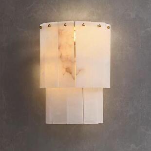 全铜云客厅吊灯轻奢云石799厅卧室书房墙装饰灯餐全石屋灯具壁配