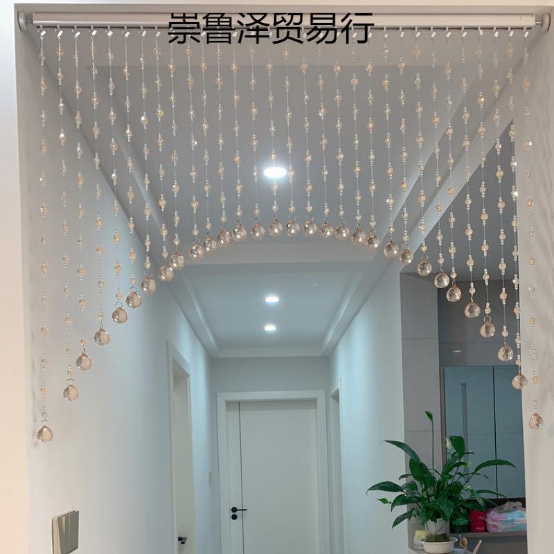 葫芦风水珠帘水晶珠子断隔帘关门崇鲁1帘客厅化解卧室玄门帘对门