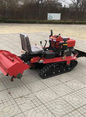 小型履拖拉机带大多功坐能果园棚开沟培土旋耕机RIF山地乘式耕地