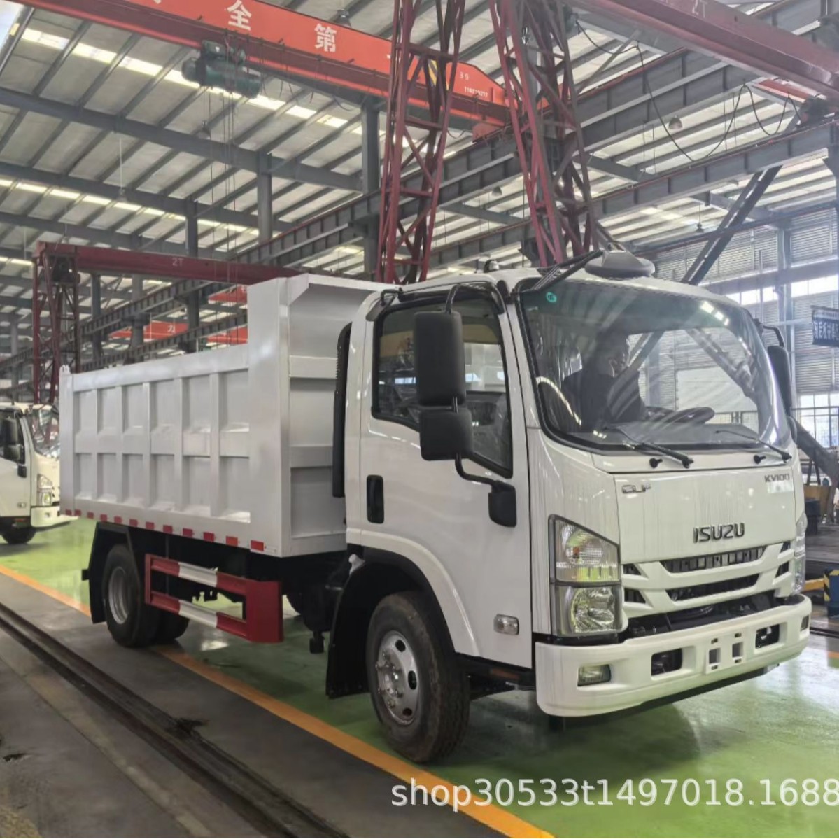 ISUZU五十铃5吨10吨自卸车 KV100宽体箱式飞翼货车豪沃6*4自卸车