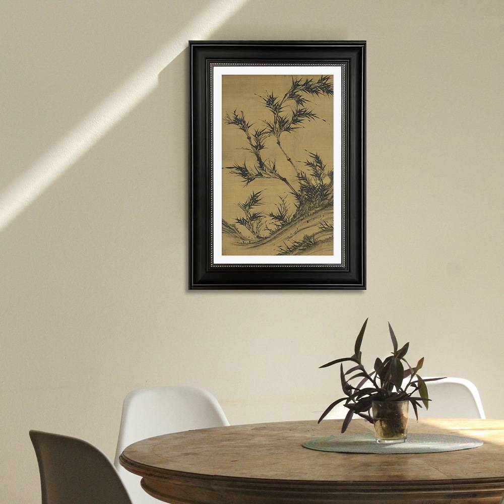 新中式古风仙鹤客厅装饰画东方书房茶室禅意挂画餐厅玄关壁画方形图片