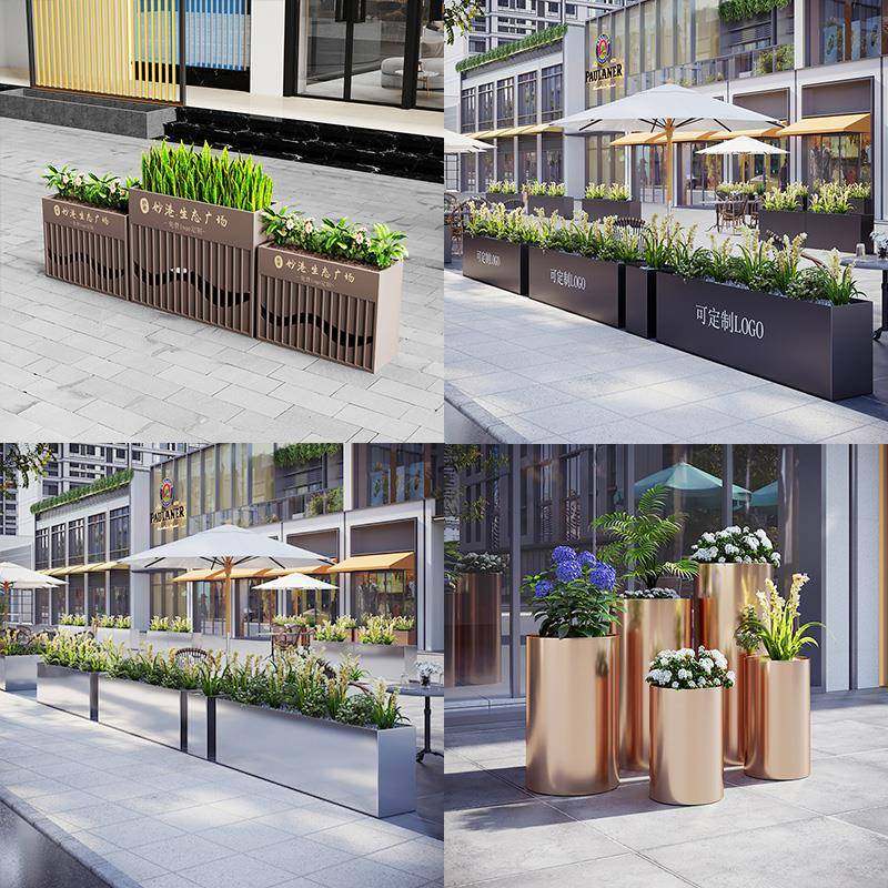 ?户外铁艺花箱组合园林不钢花110售楼部花箱室防锈腐坛花池外花槽,商业/办公家具,花坛/花箱,淘宝优惠券,粉丝福利购,淘宝优惠卷