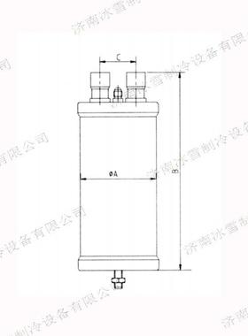 吉克油分离,MGOS-ZUE55855法兰结,构,器保护制冷系统,中间麦隔板