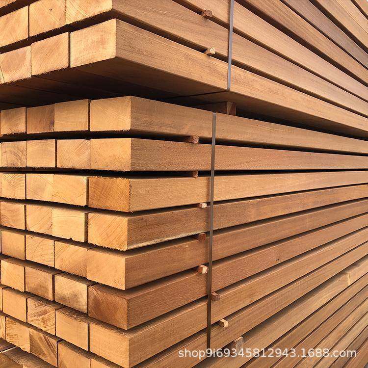 厂家直销桉红木红柳桉木程方木地板沙发木条柳工建筑防腐ZAP实木