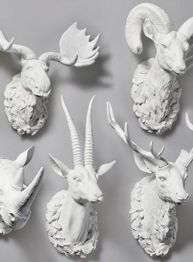 如吧果厂家创意家居树动物头脂工艺品摆AL-55524件壁挂酒墙面装挂