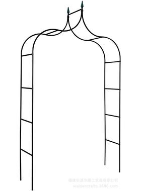 花架铁艺拱门架葡萄月季铁线莲藤架特大爬庭院花花爬架HT-K0213攀