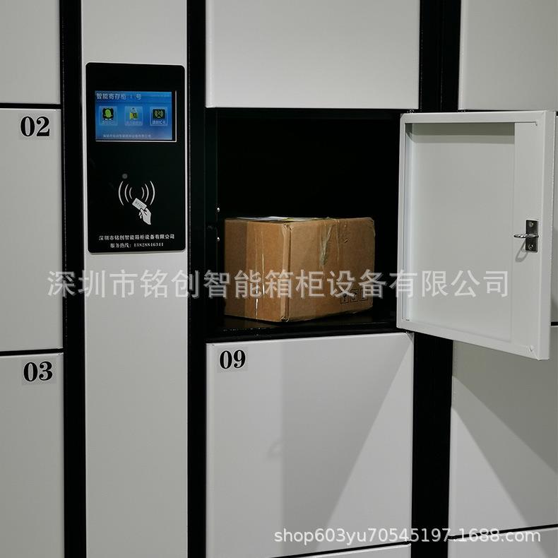 工个人物品存储柜金属储物寄通存柜工物厂智能储柜一165卡IC卡储