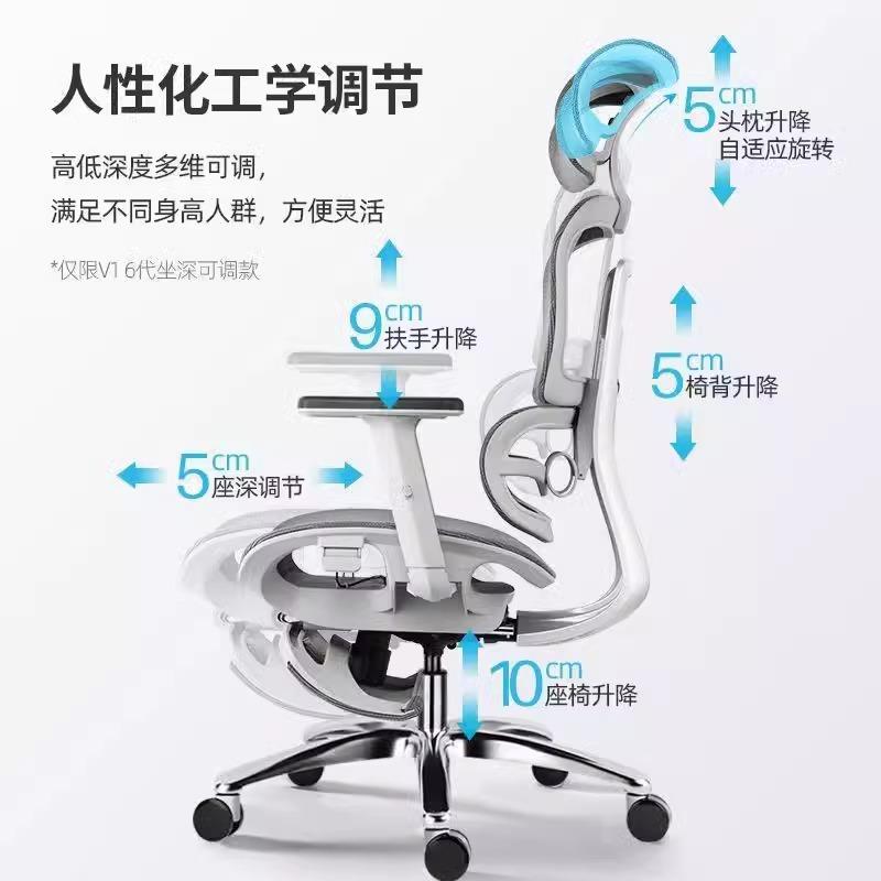 人体工学椅舒适久坐办公椅学习椅可躺升降电脑椅网椅家用电竞椅子