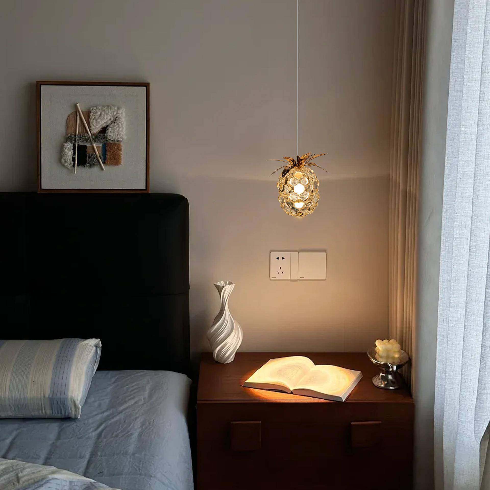 简约复式楼挑高菠萝旋转36499梯l间楼长吊灯oft公寓别墅客厅2205,家装灯饰光源,智能吊灯,淘宝优惠券,粉丝福利购,淘宝优惠卷