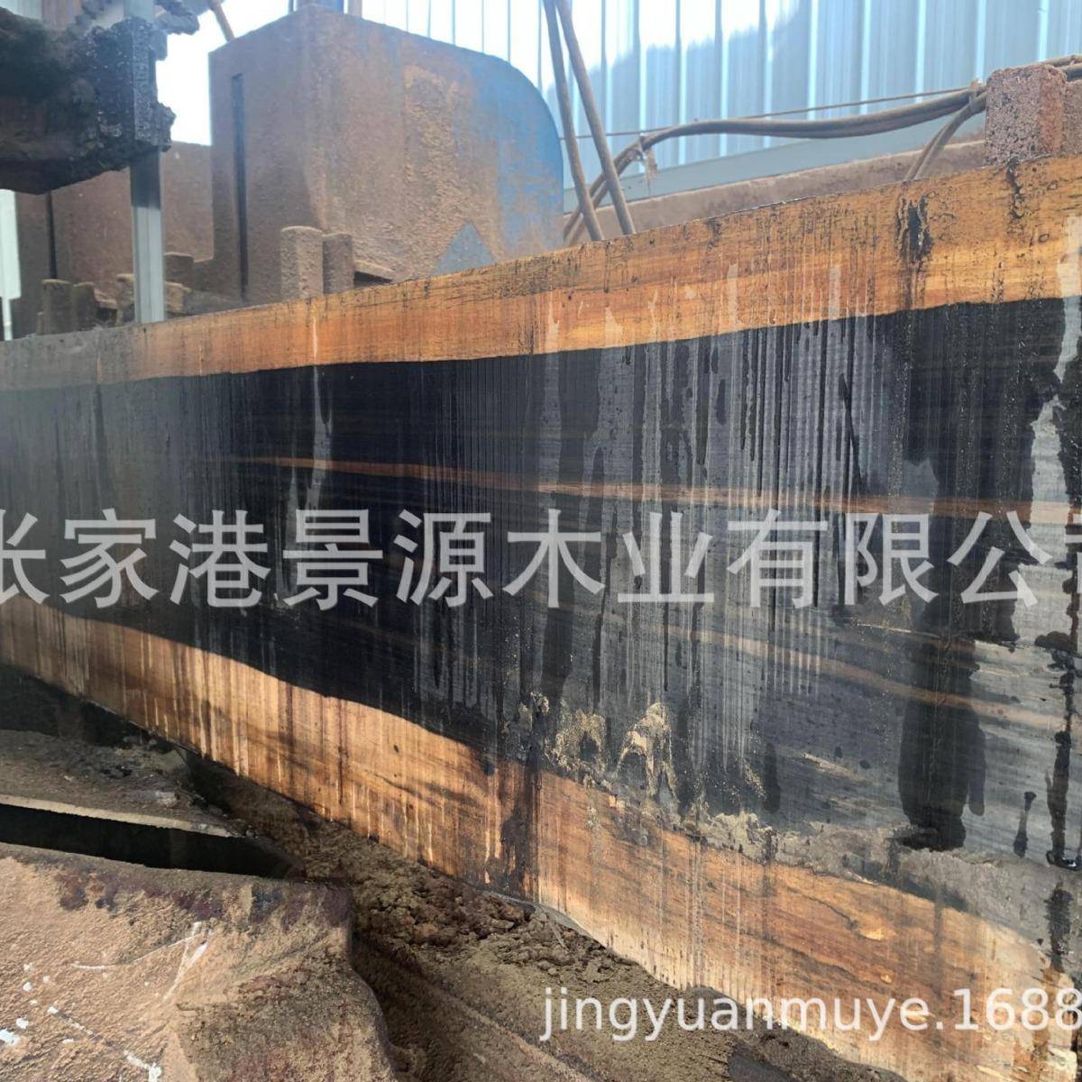 刚果厚瓣木厚瓣木乌木大叶工紫檀乌咨询皮灰艺品材料乌雕刻