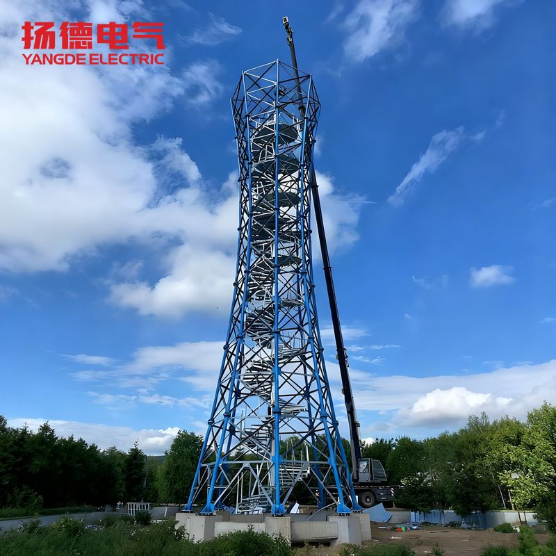 雷达发射塔钢结构气象雷达塔气象站仿真树避雷针信号接收雷达塔