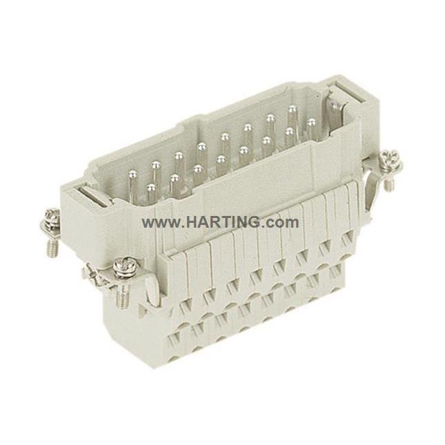 9330162672德国HARTING3261H6芯头AN1公60EES-M500V/16A