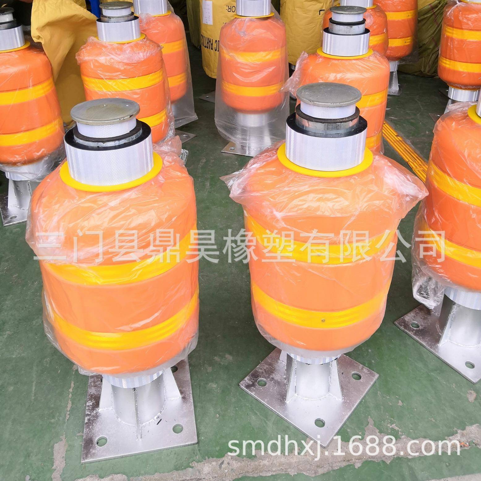 旋转式EVA弹防402碰撞高警性示桶反光桶弯道警示防翻车塑料含立柱