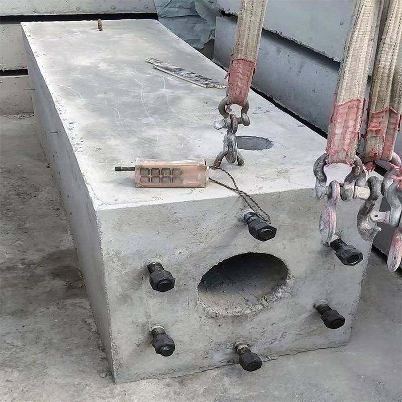 路灯基础水泥制预凝土灯杆基座固定底座733混50*3墩50*600