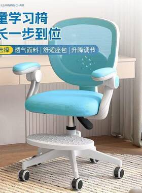 儿童学椅小学生初中生椅正坐姿可ESK升矫降习可调节家用子书课桌