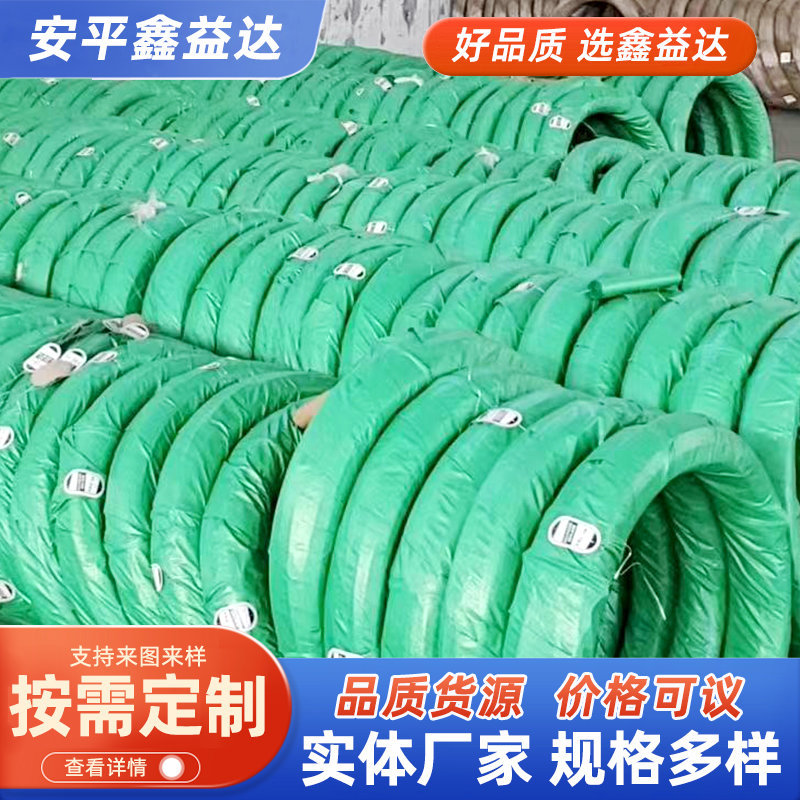 镀锌丝铁丝建筑编织丝网用蔬菜大棚8-12#冷拔钢丝光亮盘丝镀锌丝