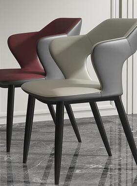 轻奢椅现代约家用餐桌IWV椅酒店餐厅客房接待谈桌椅网红洽化妆餐