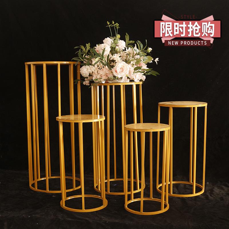 铁艺形蛋糕台架子2甜品迎宾区签到桌装饰摆件路台引婚架庆道圆具