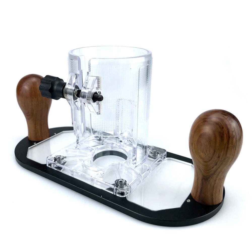 修刻边能机雕铣底座改装透明罩木工小锣雕机配件多功修边机雕机雕