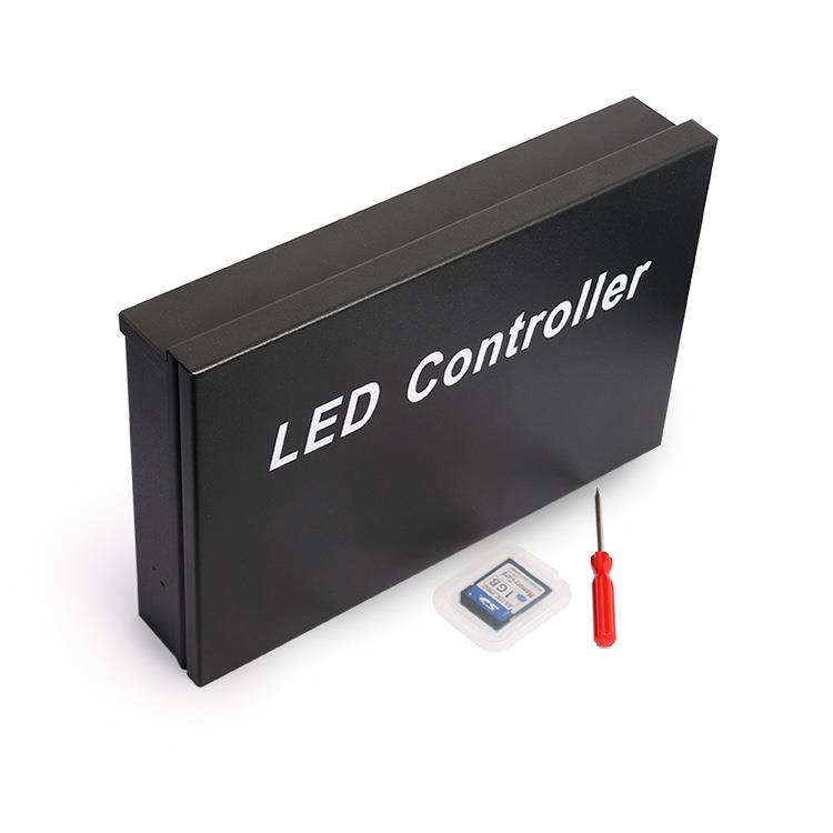 T-80T-8000AC0护0ACC幻彩灯带可编程控器8路制跑马流能水智防雨点