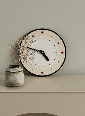 法式奶油风表钟表挂钟厅约简现48116代客大气2025新款网红钟卧室