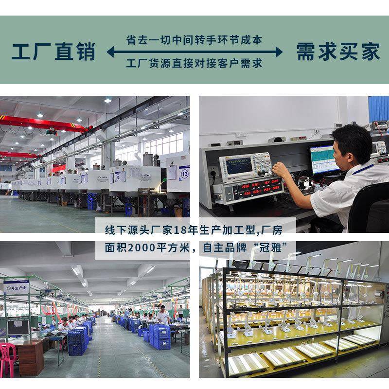 冠雅高亮眼灯学生台学习阅读书灯桌夜工作护防蓝光RAD无频闪led台