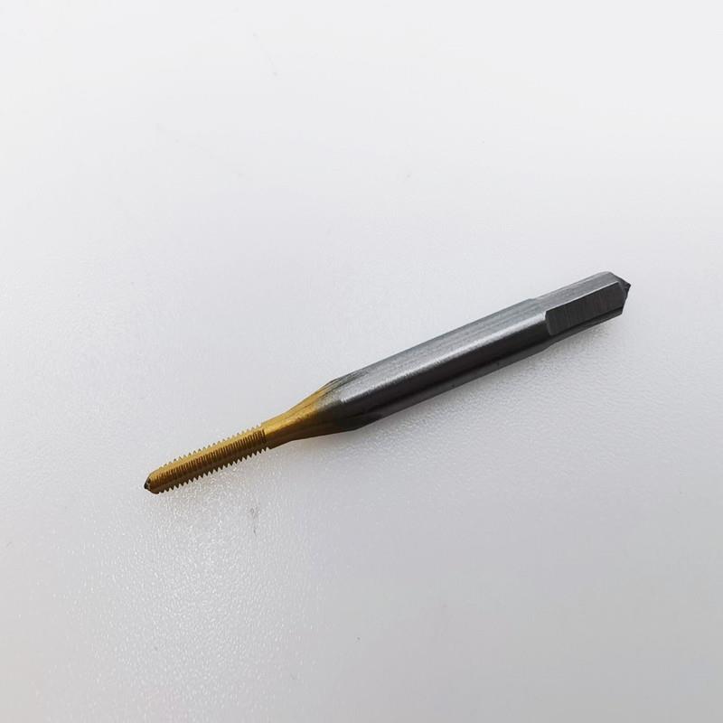 SXT涂机层小丝锥-含M0.8*0.2细钴镀钛直槽高速钢用丝攻粗牙m0.8m3