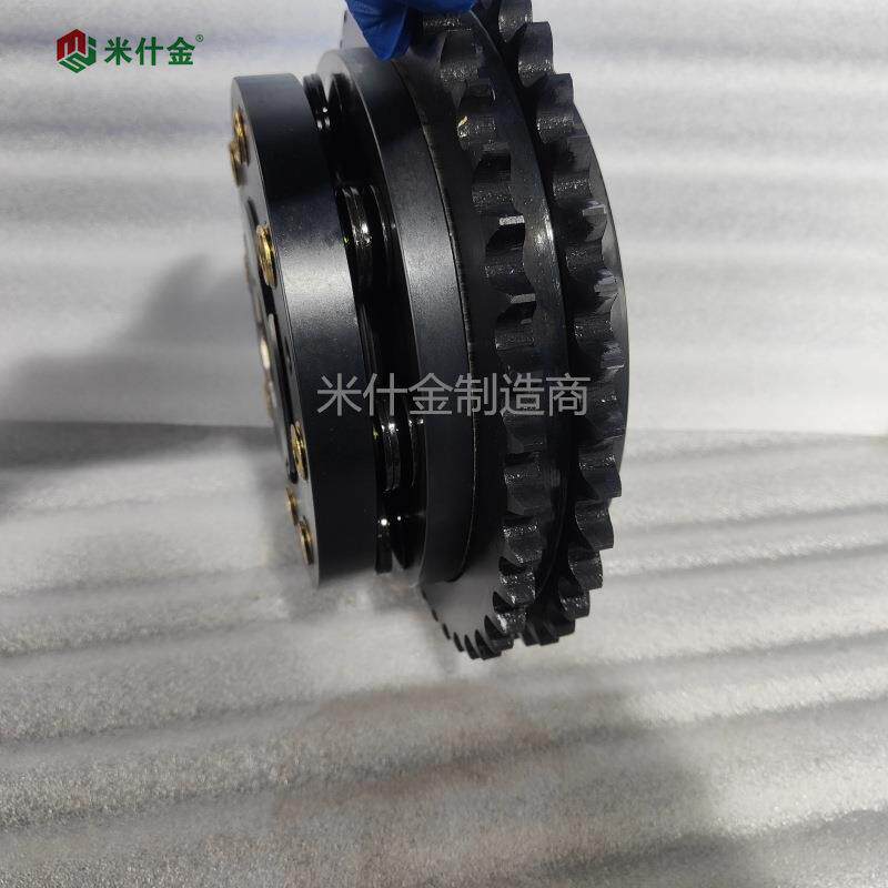 F可调摩擦大扭力矩限制轴器安全联式离合刹车片M单双排链轮752CTL