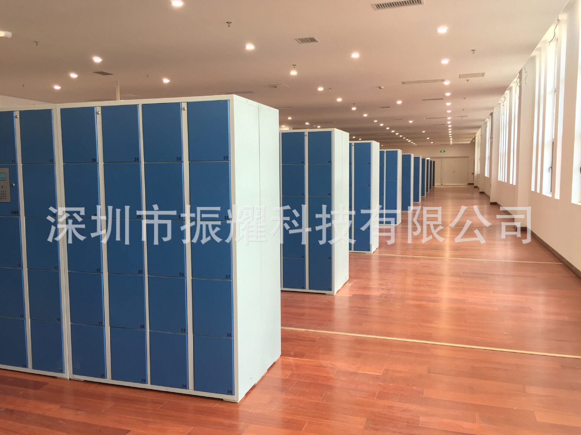 振耀 储物柜厂家 指纹储物柜 智能寄存柜 员工储物柜