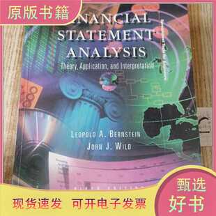 英文书FINANCIAL STATEMENT ANALYSIS/见图/见图