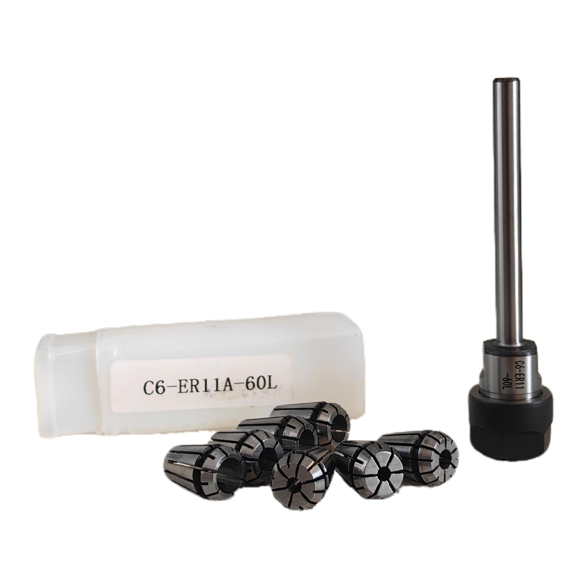1 个延长杆C6E11RA 60L+C套装筒夹ER14111-7PS 3-7mm 1/8英寸1/4