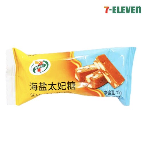 711便利店 7-ELEVEN 长沙代购红茶海盐太妃糖海盐太妃糖10g