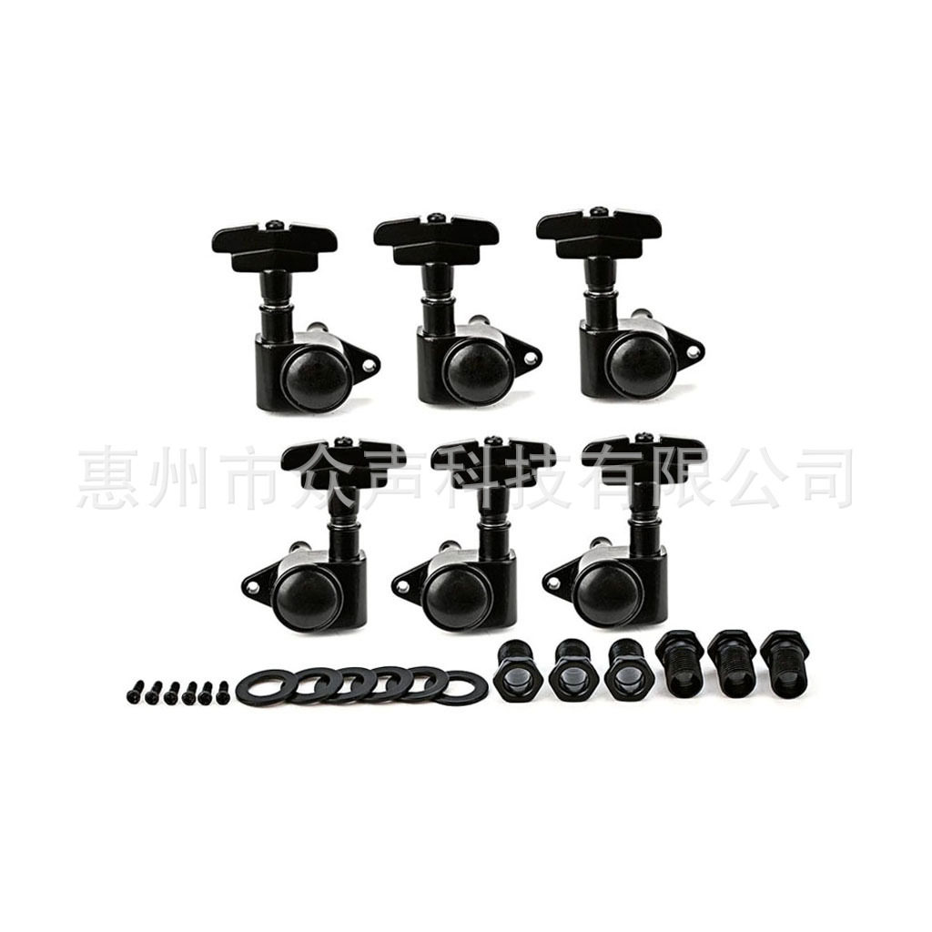 黑色3R/3L吉他弦准调音器