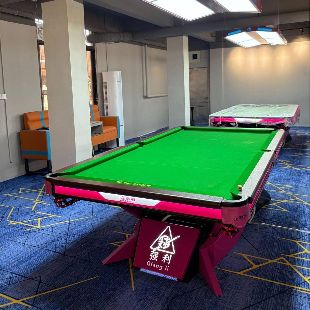 中式黑八标准台球桌家用赛级台球桌商用台球案子中式黑八桌球训练